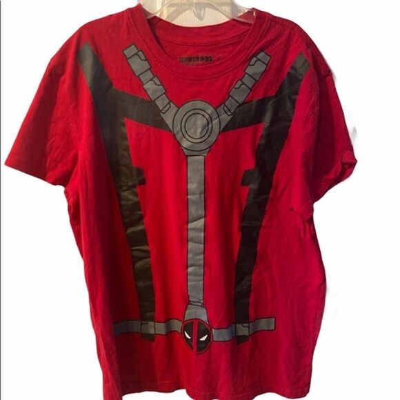Bioworld Marvel T shirt Mens sz L Deadpool Original Underoos Costume Tee - Picture 1 of 4